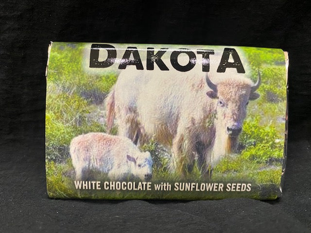 Mikey's Buffalo Bar White Chocolate with Sunflower Seeds